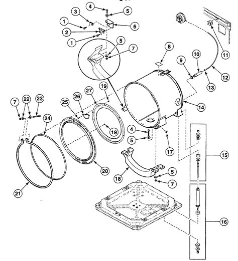 unimac washer parts diagram